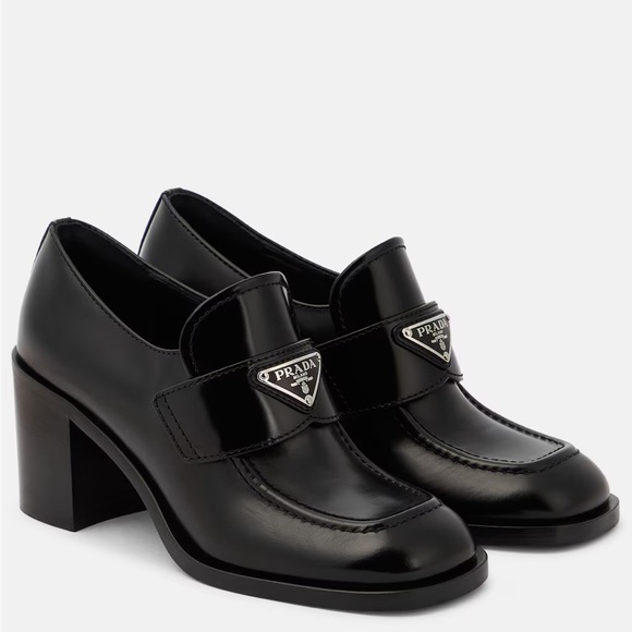 Prada Chocolate Flow Leather Loafer size 37 - Picture 1 of 6